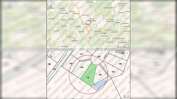 Ma-Cabane - Vente Terrain Albaret-Sainte-Marie, 824 m²