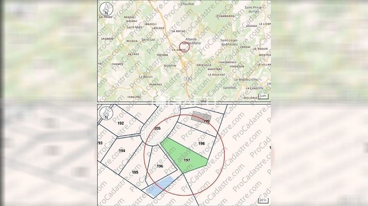 Ma-Cabane - Vente Terrain Albaret-Sainte-Marie, 749 m²