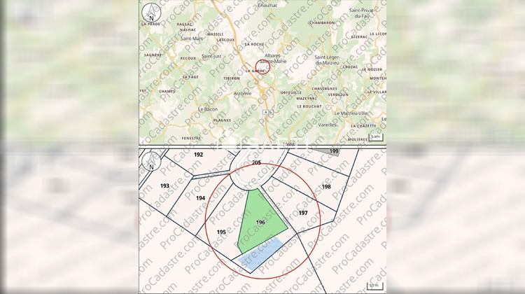 Ma-Cabane - Vente Terrain Albaret-Sainte-Marie, 668 m²