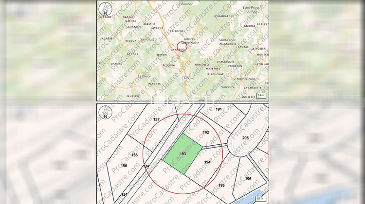 Ma-Cabane - Vente Terrain Albaret-Sainte-Marie, 690 m²
