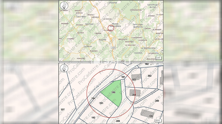 Ma-Cabane - Vente Terrain Albaret-Sainte-Marie, 700 m²