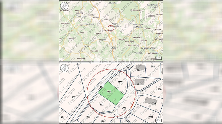 Ma-Cabane - Vente Terrain Albaret-Sainte-Marie, 786 m²
