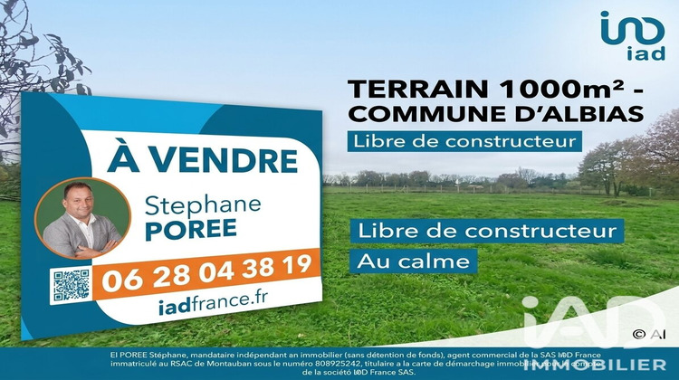 Ma-Cabane - Vente Terrain Albias, 1000 m²