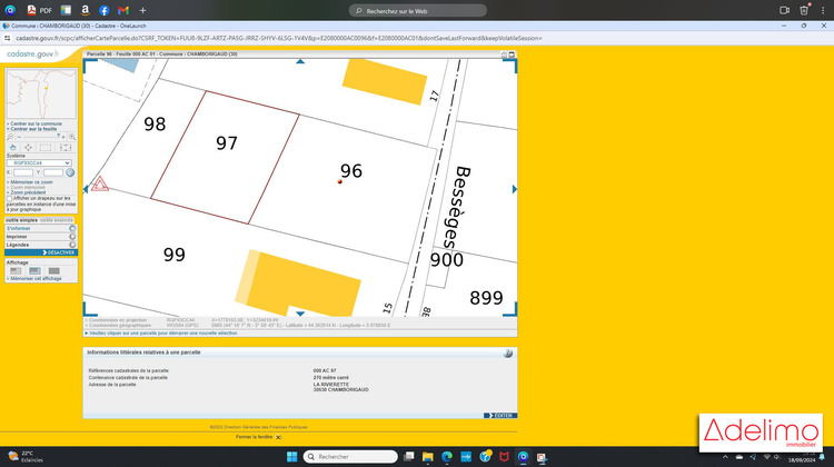 Ma-Cabane - Vente Terrain Alès, 851 m²