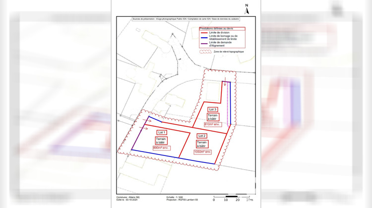 Ma-Cabane - Vente Terrain Allaire, 1050 m²