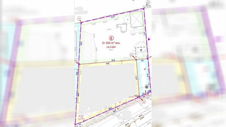 Ma-Cabane - Vente Terrain Ambérieux-en-Dombes, 354 m²