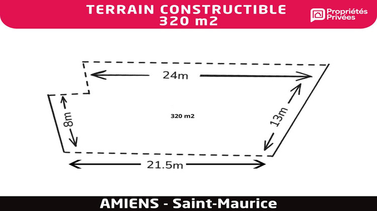 Ma-Cabane - Vente Terrain AMIENS, 320 m²