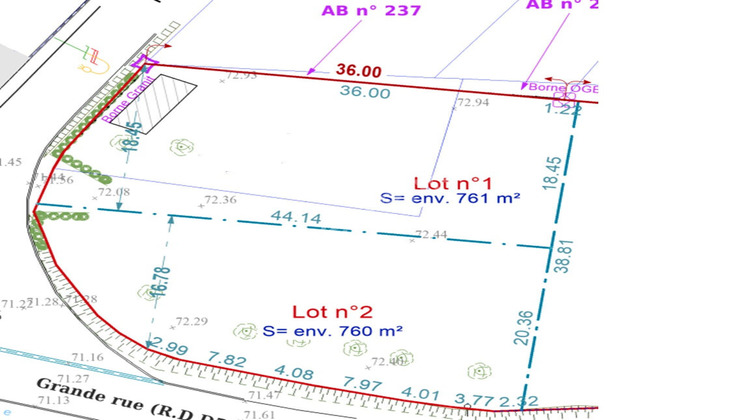 Ma-Cabane - Vente Terrain AMIFONTAINE, 760 m²