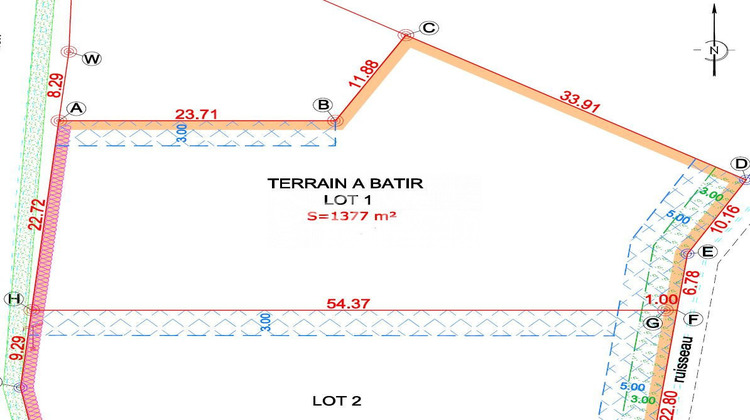 Ma-Cabane - Vente Terrain Amné, 1887 m²