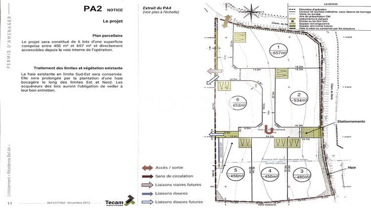 Ma-Cabane - Vente Terrain ANCTOVILLE-SUR-BOSCQ, 497 m²