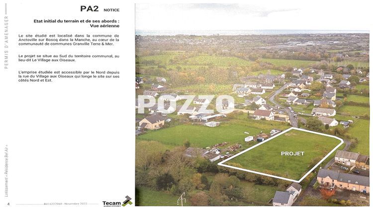 Ma-Cabane - Vente Terrain ANCTOVILLE-SUR-BOSCQ, 497 m²