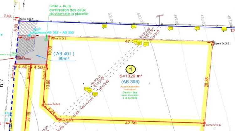 Ma-Cabane - Vente Terrain Ancy, 1329 m²