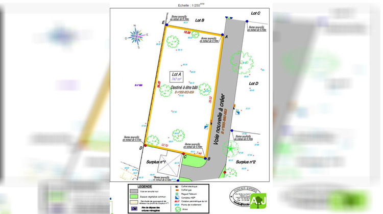 Ma-Cabane - Vente Terrain Anet, 747 m²