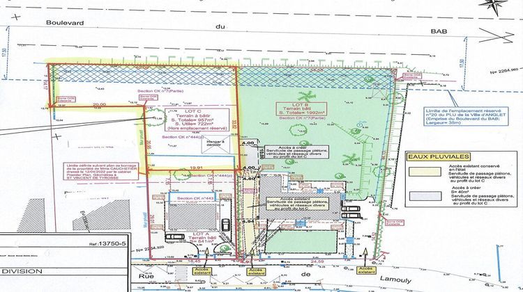 Ma-Cabane - Vente Terrain ANGLET, 957 m²