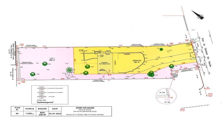 Ma-Cabane - Vente Terrain Annet-sur-Marne, 868 m²