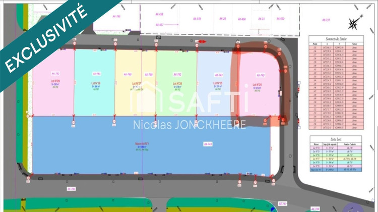 Ma-Cabane - Vente Terrain Annezin, 374 m²