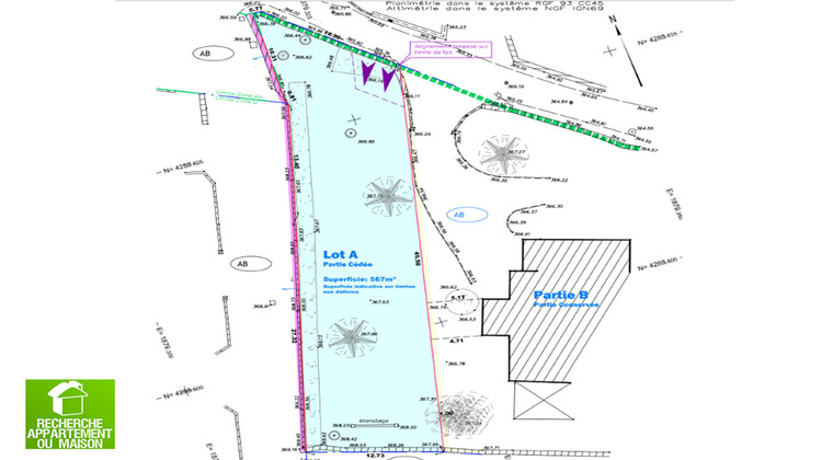 Ma-Cabane - Vente Terrain ANNOISIN-CHATELANS, 567 m²