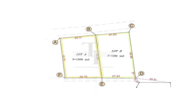 Ma-Cabane - Vente Terrain Antonne-et-Trigonant, 1308 m²