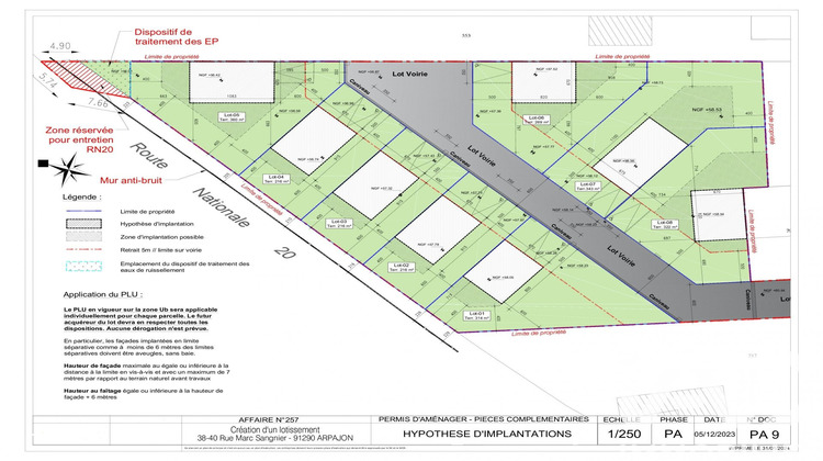 Ma-Cabane - Vente Terrain Arpajon, 314 m²