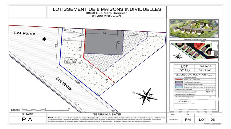 Ma-Cabane - Vente Terrain Arpajon, 269 m²