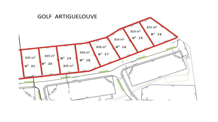 Ma-Cabane - Vente Terrain Artiguelouve, 814 m²