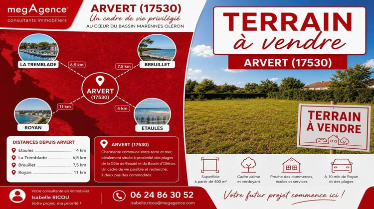 Ma-Cabane - Vente Terrain ARVERT, 623 m²