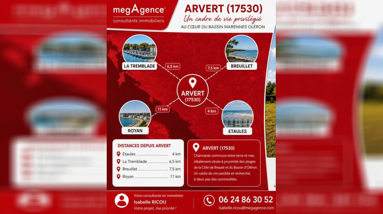 Ma-Cabane - Vente Terrain ARVERT, 666 m²