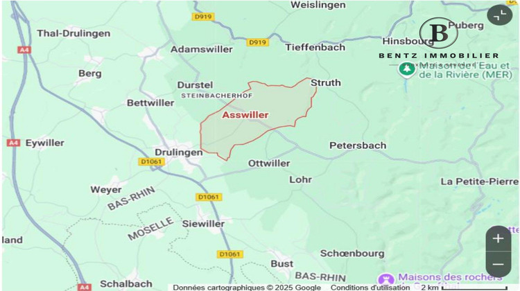 Ma-Cabane - Vente Terrain Asswiller, 2405 m²