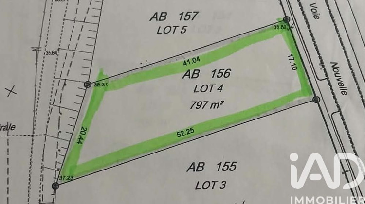 Ma-Cabane - Vente Terrain Auchy-Lès-Hesdin, 797 m²