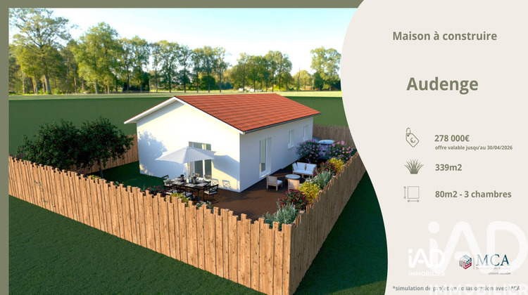 Ma-Cabane - Vente Terrain Audenge, 339 m²
