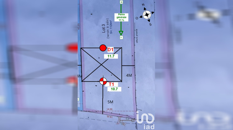 Ma-Cabane - Vente Terrain Auneau, 1126 m²