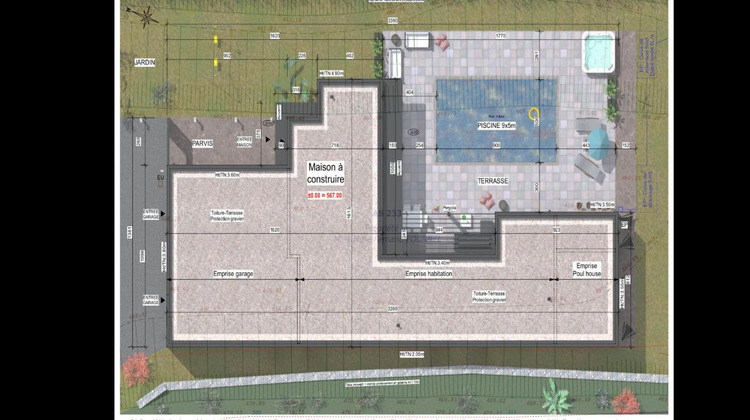 Ma-Cabane - Vente Terrain AUREC SUR LOIRE, 2289 m²