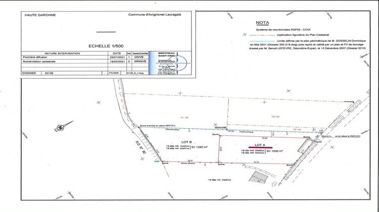 Ma-Cabane - Vente Terrain Avignonet-Lauragais, 1030 m²