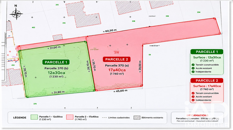 Ma-Cabane - Vente Terrain Ay-sur-Moselle, 1230 m²