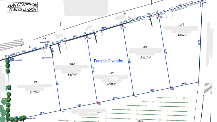 Ma-Cabane - Vente Terrain Azille, 966 m²