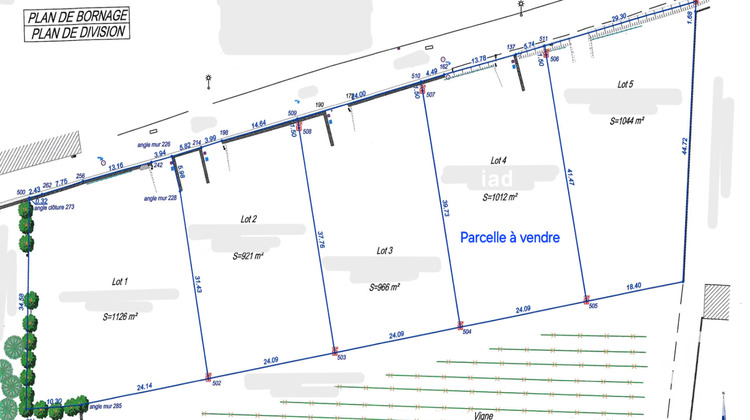 Ma-Cabane - Vente Terrain Azille, 1012 m²