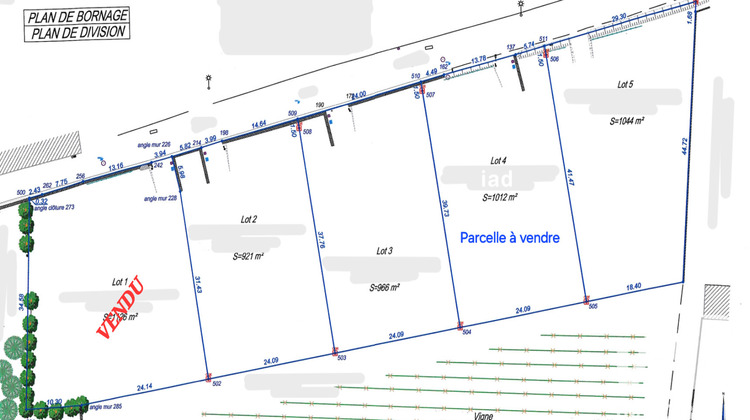 Ma-Cabane - Vente Terrain Azille, 1012 m²
