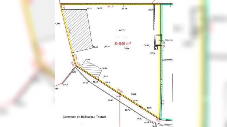 Ma-Cabane - Vente Terrain BAILLEUL-SUR-THERAIN, 546 m²