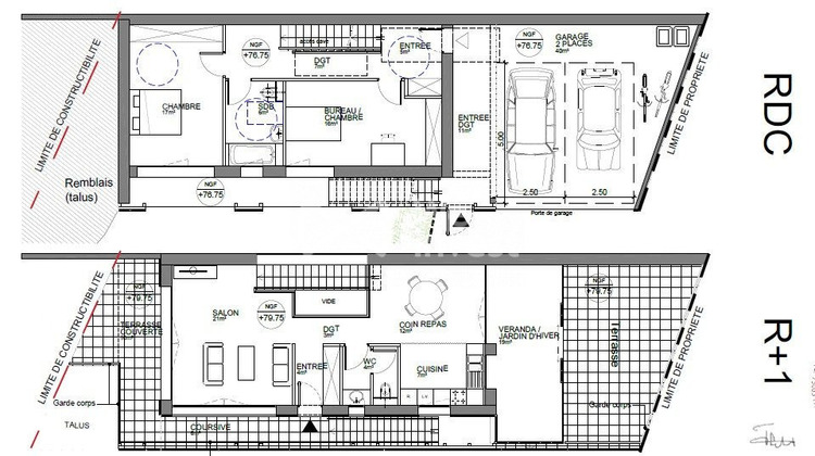 Ma-Cabane - Vente Terrain Bailly-Romainvilliers, 730 m²