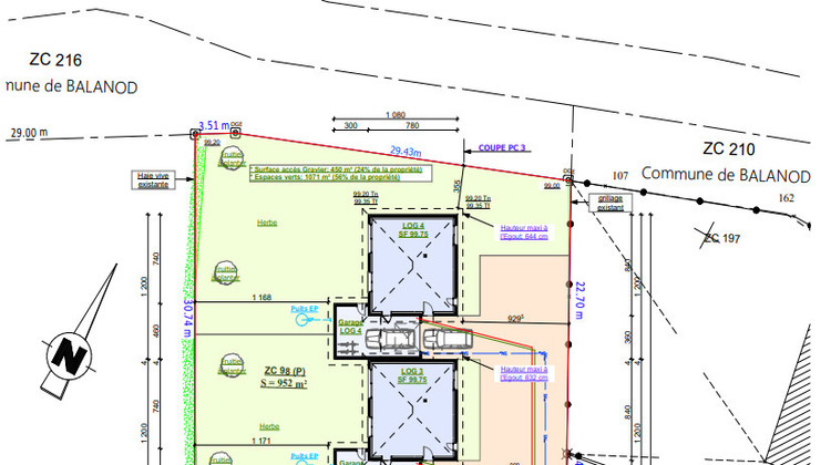 Ma-Cabane - Vente Terrain BALANOD, 952 m²