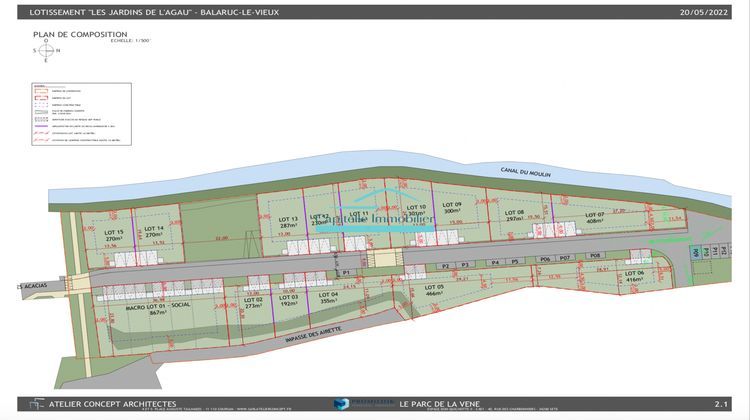 Ma-Cabane - Vente Terrain Balaruc-le-Vieux, 312 m²