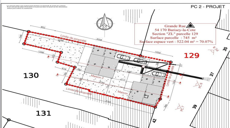 Ma-Cabane - Vente Terrain Barisey-la-Cote, 745 m²