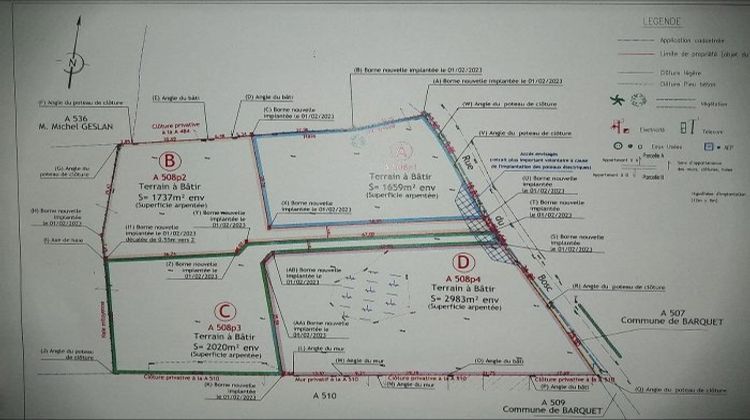 Ma-Cabane - Vente Terrain Barquet, 1659 m²