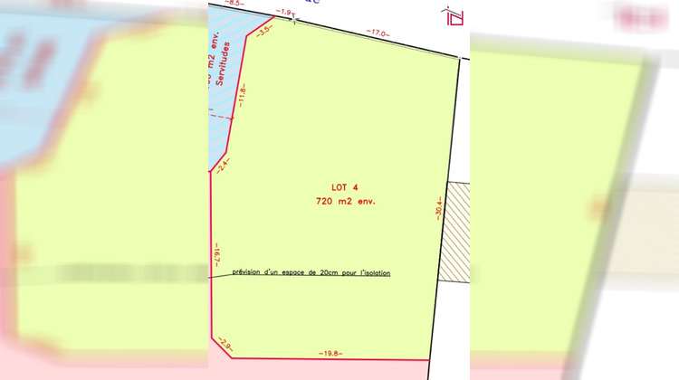 Ma-Cabane - Vente Terrain Bartenheim, 720 m²