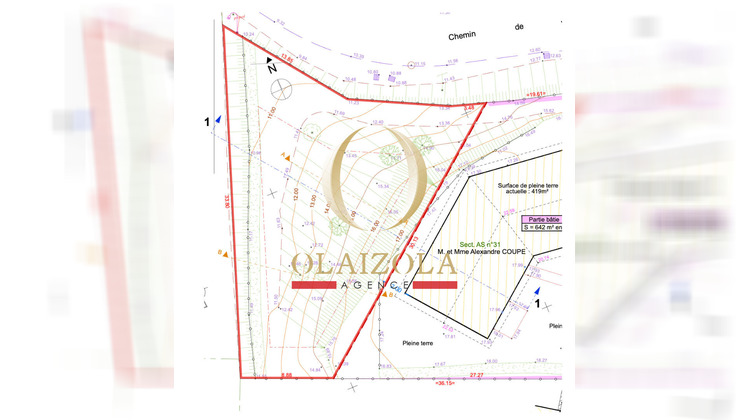 Ma-Cabane - Vente Terrain BASSUSSARRY, 489 m²