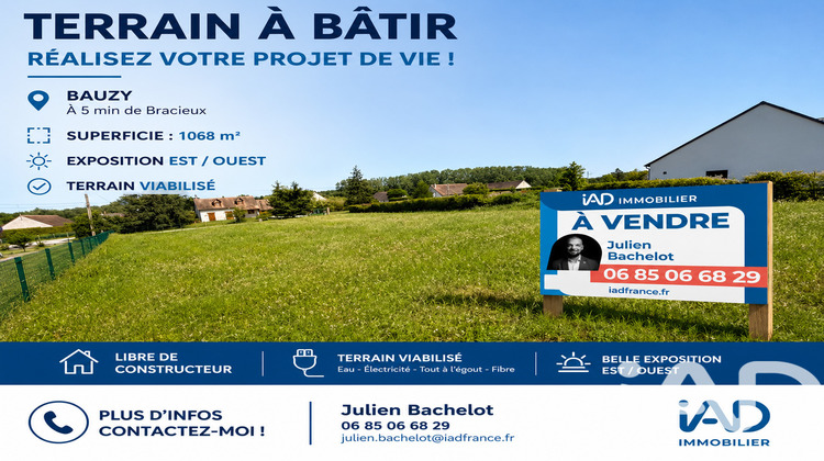 Ma-Cabane - Vente Terrain Bauzy, 1068 m²