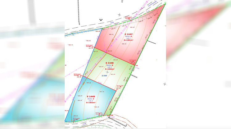 Ma-Cabane - Vente Terrain Beaulieu, 1002 m²