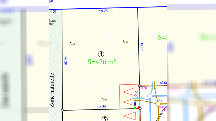 Ma-Cabane - Vente Terrain BEAUVOIR-SUR-MER, 476 m²