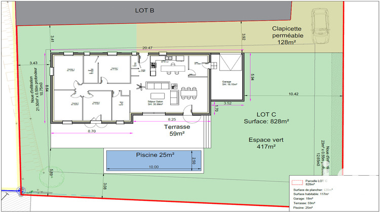 Ma-Cabane - Vente Terrain Bedarrides, 820 m²