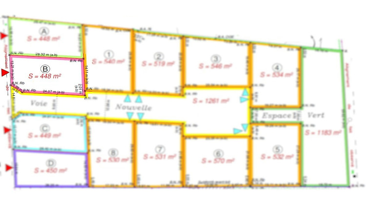 Ma-Cabane - Vente Terrain Belin-Béliet, 448 m²